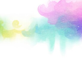 创意水彩抽象艺术画水彩晕染