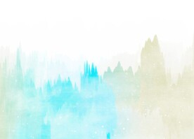创意水彩抽象艺术画水彩晕染