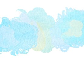 创意水彩抽象艺术画水彩晕染
