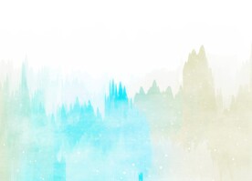 创意水彩抽象艺术画水彩晕染