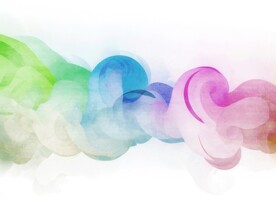 创意水彩抽象艺术画水彩晕染