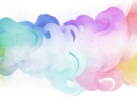 创意水彩抽象艺术画水彩晕染