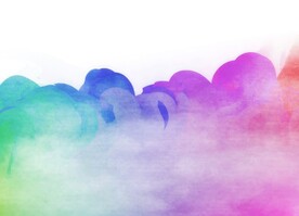 创意水彩抽象艺术画水彩晕染