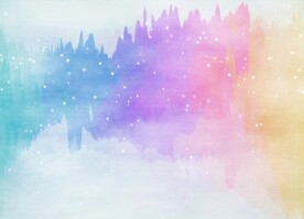 创意水彩抽象艺术画水彩晕染