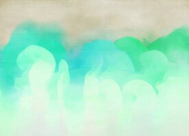创意水彩抽象艺术画水彩晕染
