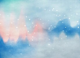 创意水彩抽象艺术画水彩晕染