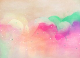 创意水彩抽象艺术画水彩晕染