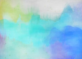 创意水彩抽象艺术画水彩晕染