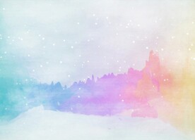创意水彩抽象艺术画水彩晕染