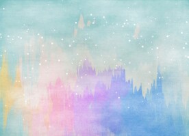 创意水彩抽象艺术画水彩晕染