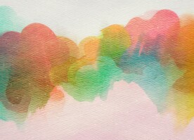 创意水彩抽象艺术画水彩晕染