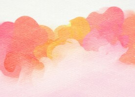 创意水彩抽象艺术画水彩晕染