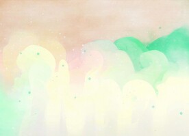 创意水彩抽象艺术画水彩晕染