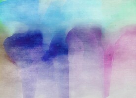 创意水彩抽象艺术画水彩晕染