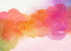 创意水彩抽象艺术画水彩晕染