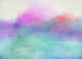 创意水彩抽象艺术画水彩晕染