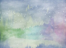 创意水彩抽象艺术画水彩晕染