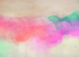 创意水彩抽象艺术画水彩晕染
