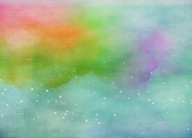 创意水彩抽象艺术画水彩晕染
