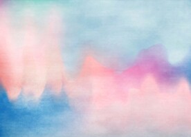 创意水彩抽象艺术画水彩晕染