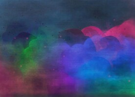 创意水彩抽象艺术画水彩晕染