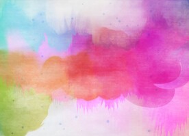 创意水彩抽象艺术画水彩晕染