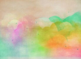 创意水彩抽象艺术画水彩晕染