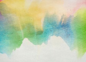创意水彩抽象艺术画水彩晕染