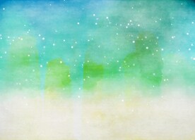 创意水彩抽象艺术画水彩晕染