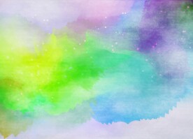创意水彩抽象艺术画水彩晕染