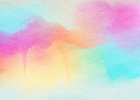 创意水彩抽象艺术画水彩晕染