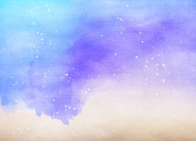 创意水彩抽象艺术画水彩晕染