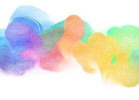 创意水彩抽象艺术画水彩晕染