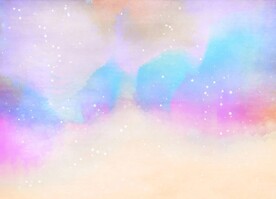 创意水彩抽象艺术画水彩晕染