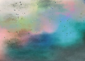 创意水彩抽象艺术画水彩晕染