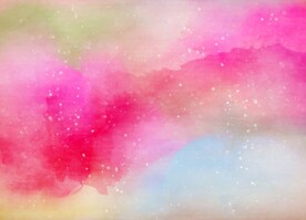 创意水彩抽象艺术画水彩晕染