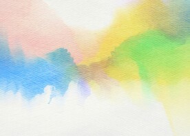 创意水彩抽象艺术画水彩晕染