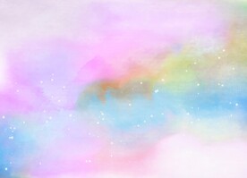 创意水彩抽象艺术画水彩晕染