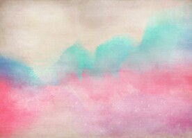创意水彩抽象艺术画水彩晕染