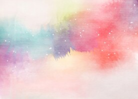 创意水彩抽象艺术画水彩晕染