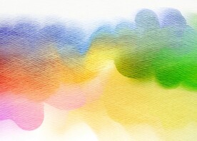 创意水彩抽象艺术画水彩晕染