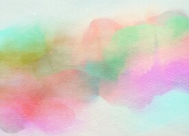 创意水彩抽象艺术画水彩晕染