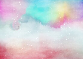 创意水彩抽象艺术画水彩晕染