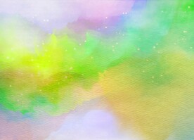 创意水彩抽象艺术画水彩晕染