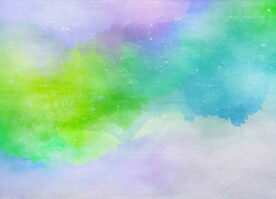 创意水彩抽象艺术画水彩晕染