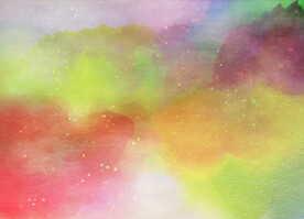 创意水彩抽象艺术画水彩晕染