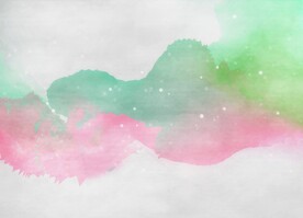 创意水彩抽象艺术画水彩晕染