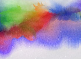 创意水彩抽象艺术画水彩晕染