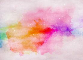 创意水彩抽象艺术画水彩晕染