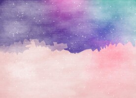 创意水彩抽象艺术画水彩晕染